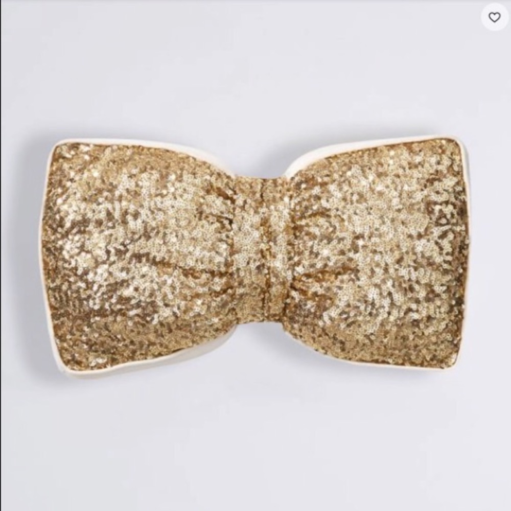PBteen Emily & Merrit Sequin Bow Pillow